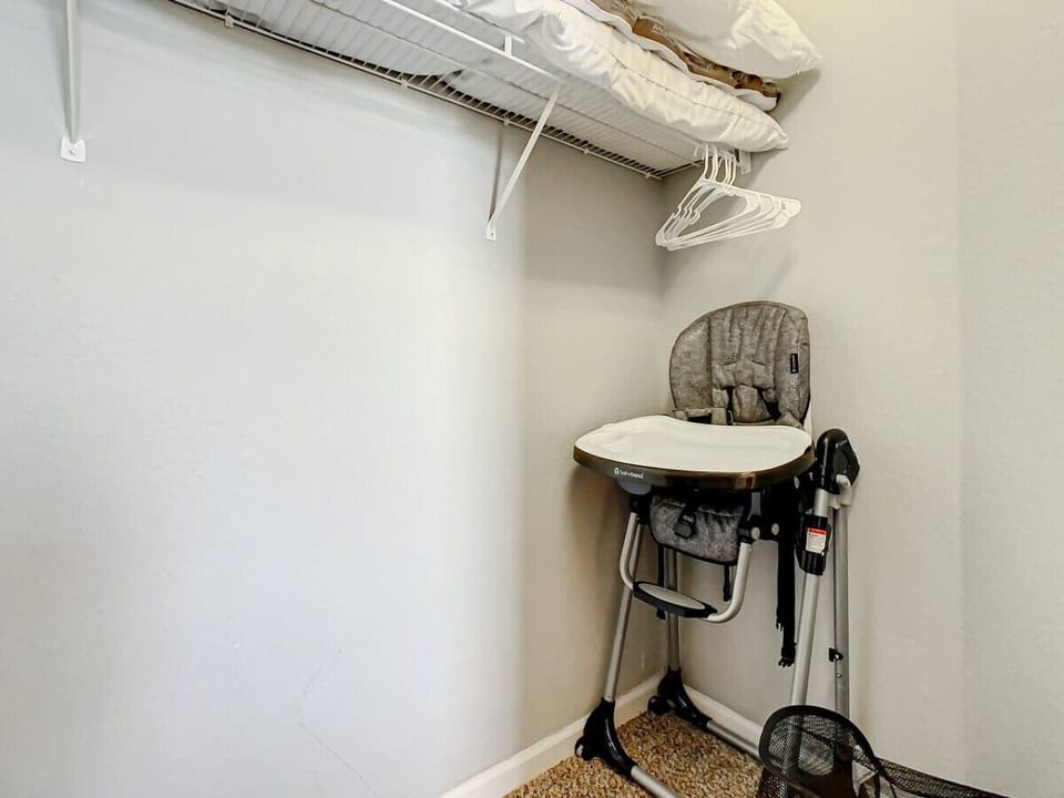High chair provided for your little one, ensuring comfort and convenience during mealtime.