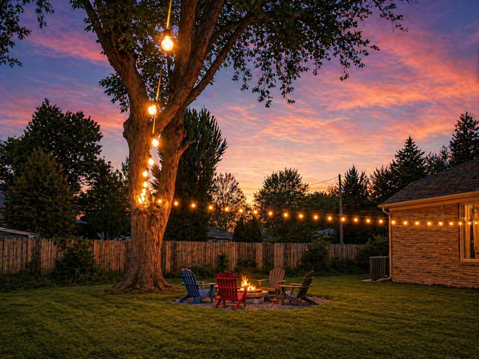 Share s’mores and stories around the firepit.