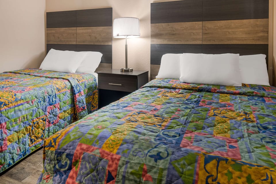 Room, 2 Double Beds, Non Smoking | Desk, free WiFi, bed sheets