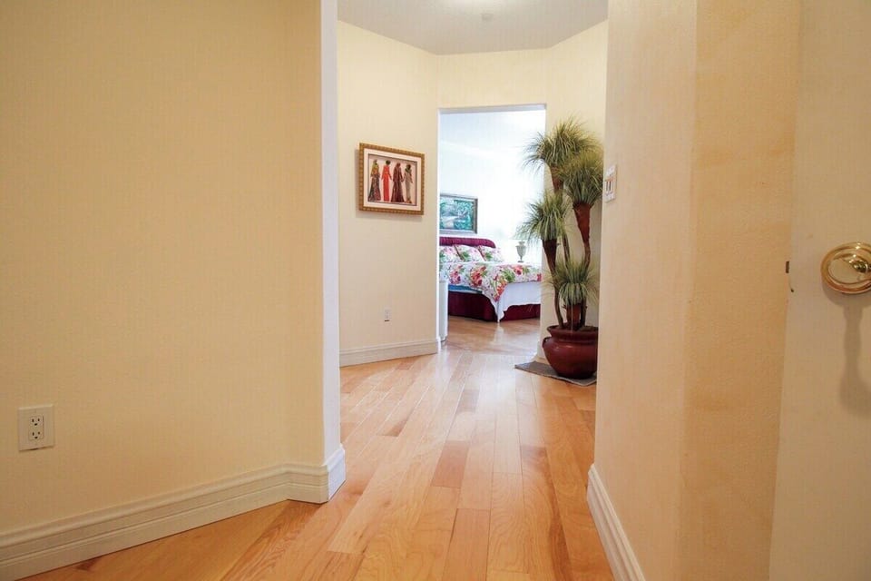Spacious hallway