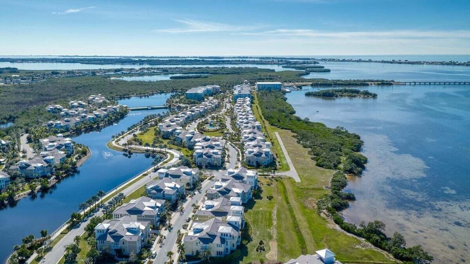 Aerial shot of the Condo