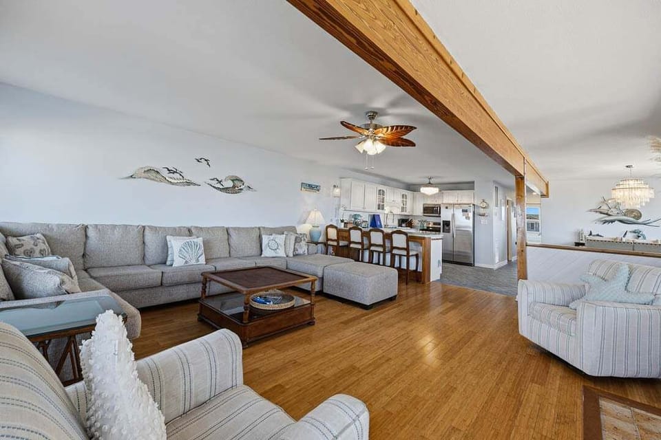 Third-Level Living Room with Deck Access