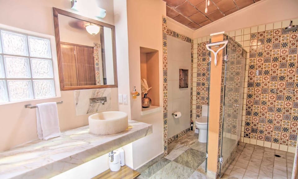 Living room bathroom