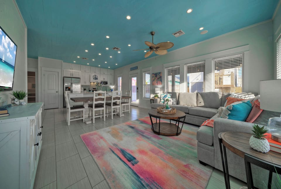 Warm and inviting living room for family gatherings.