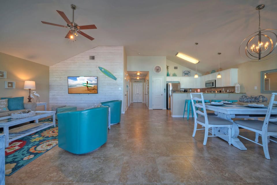 Embracing the freedom of an open floor plan, where space and possibilities flow. 