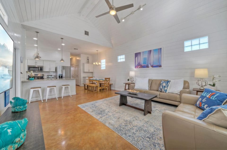 Home with a coastal touch.
