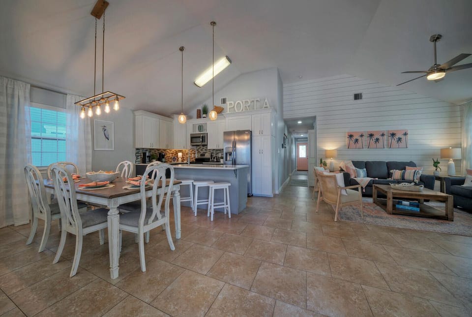 Open-concept layout.
