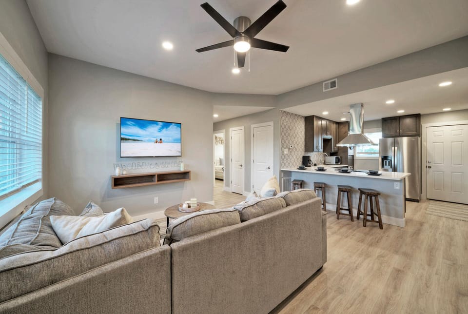 Open concept design.