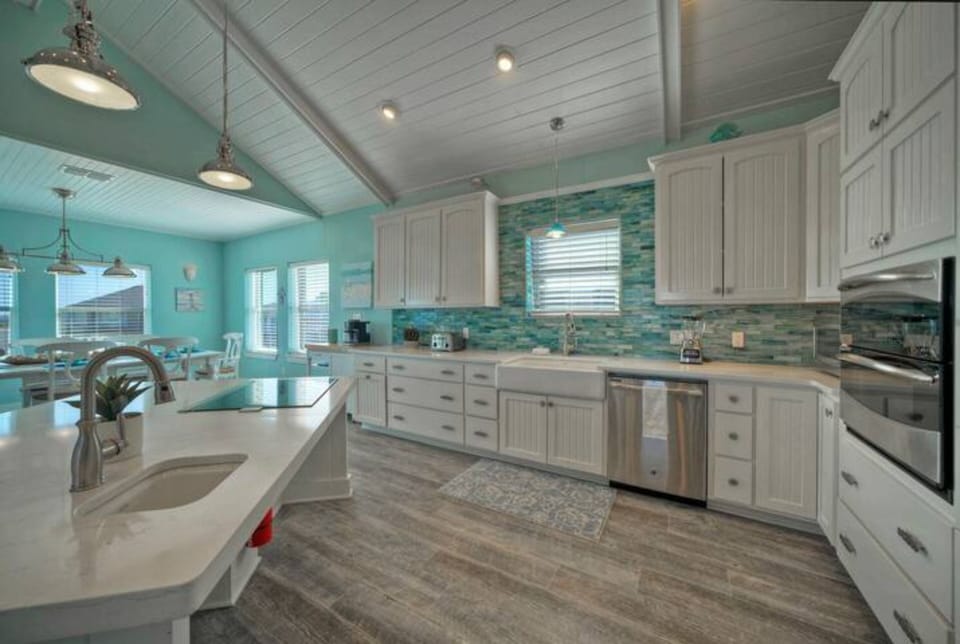 Fully-equipped kitchen.