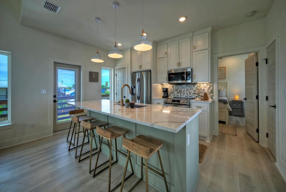 Stylish countertop.