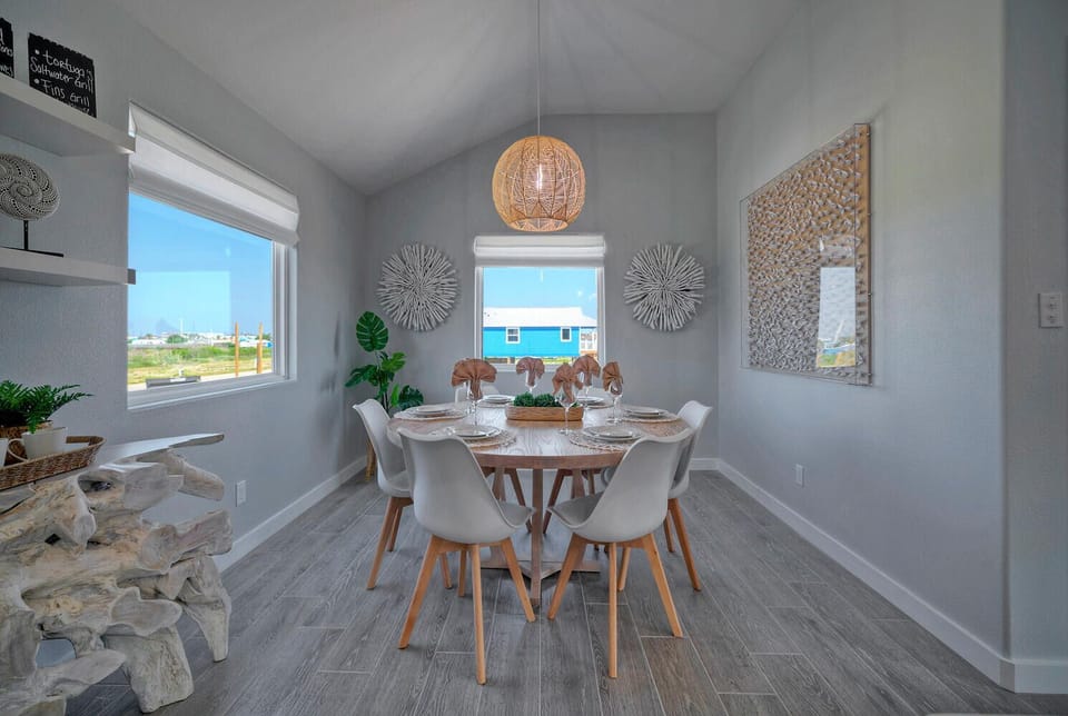 Dining area with a view