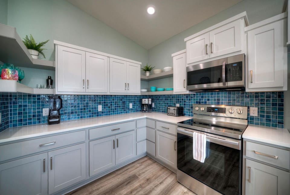 Fully-equipped kitchen.