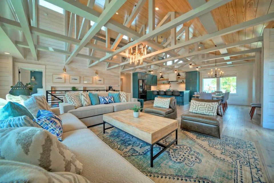 Plenty of plush sofa seating.