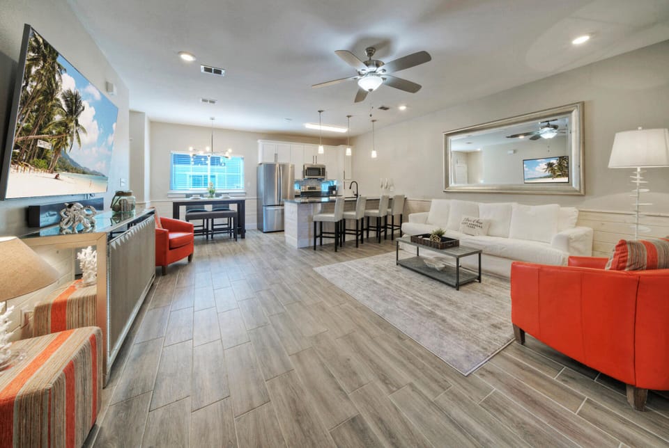 Expansive and elegant living space.