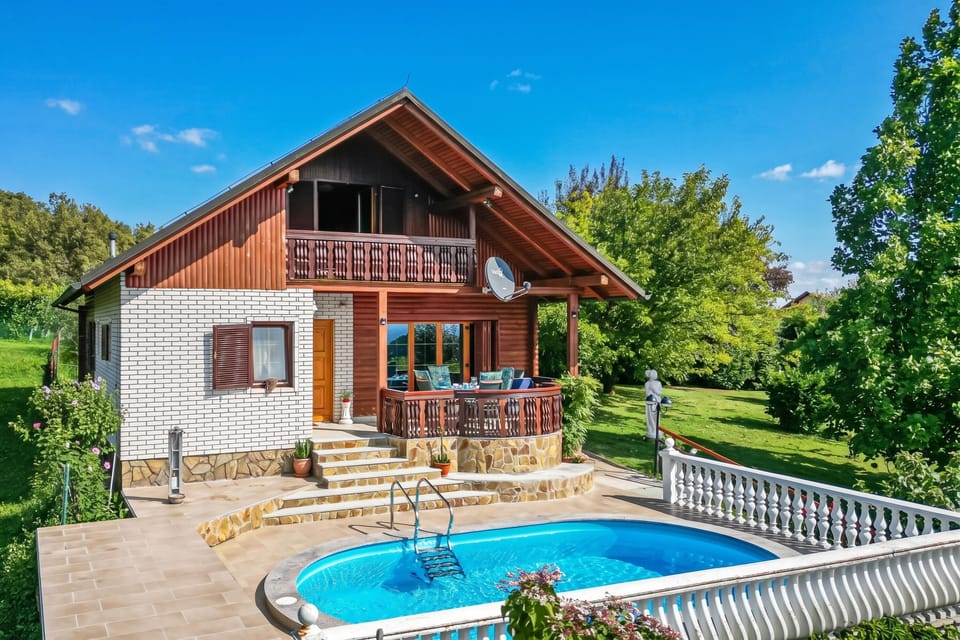 Family House, 3 Bedrooms, Microwave, Mountainside (Pool Chalet Adonis w/ Panoramic Views) | Exterior
