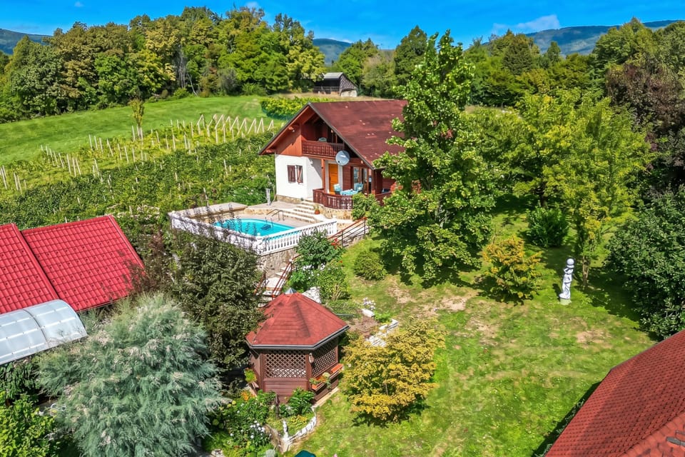Family House, 3 Bedrooms, Microwave, Mountainside (Pool Chalet Adonis w/ Panoramic Views) | Exterior