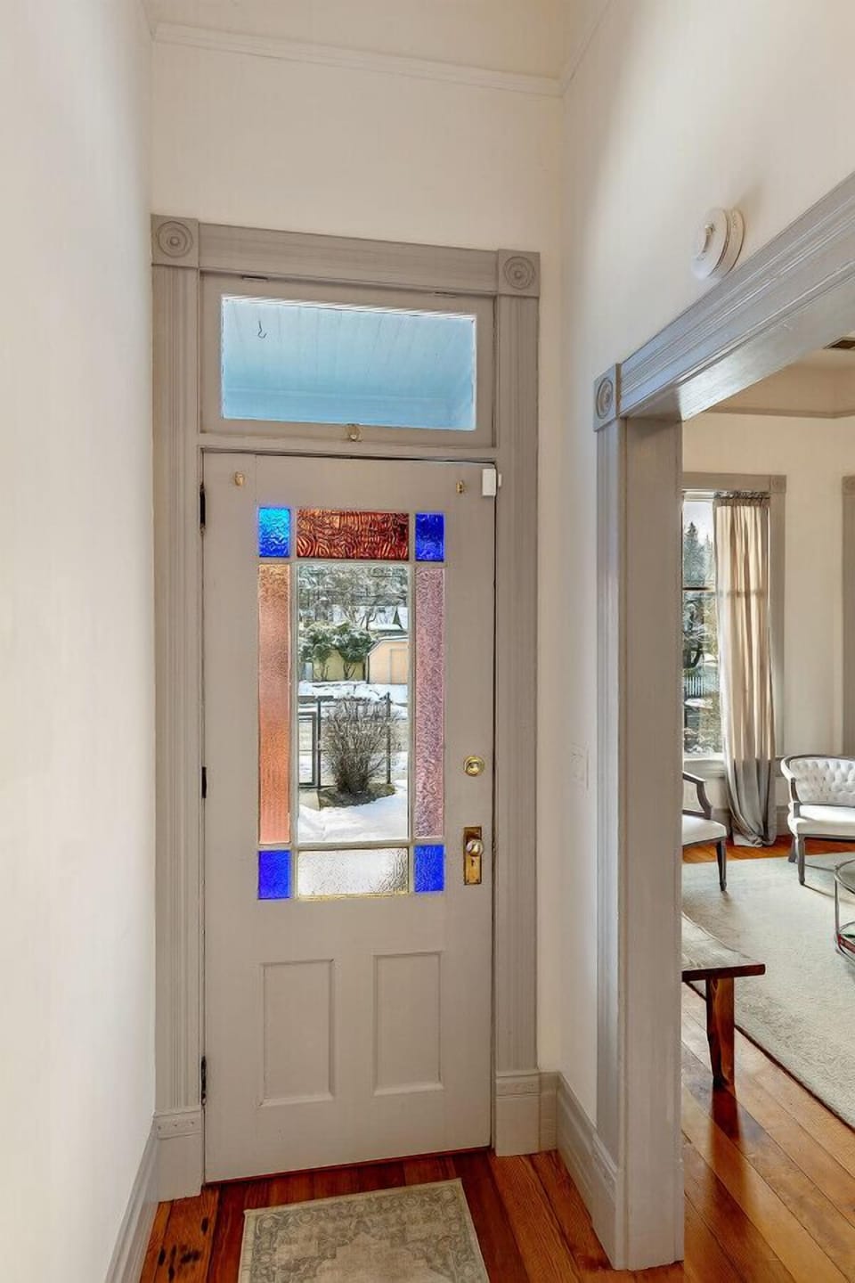 Stained glass front door