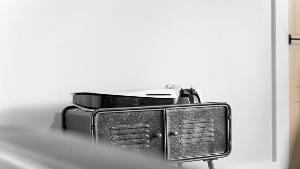 PlayStation 5 with PlayStation Plus—ready for family game nights.