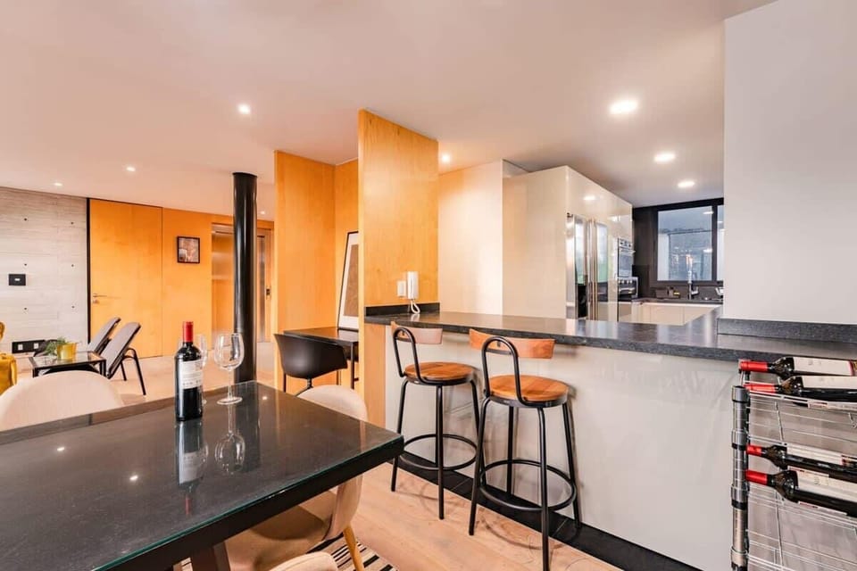 Extra seating at the breakfast bar