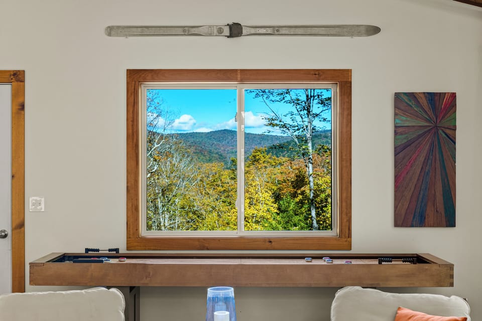 Tree-top mountain views from the living room, 2nd story deck, and master bedroom