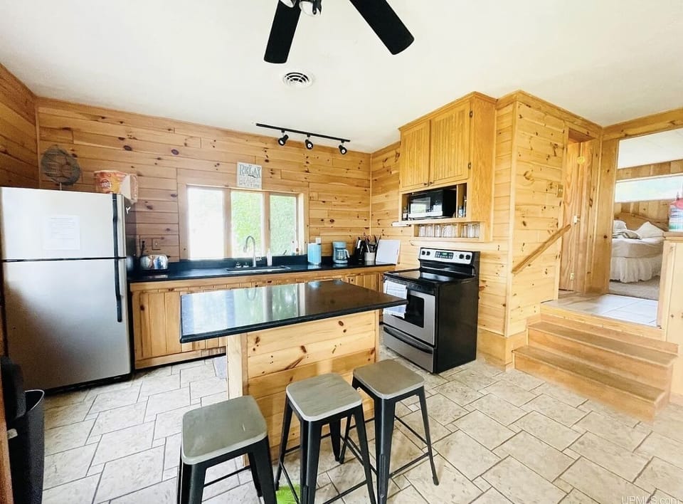 Kitchen fully stocked