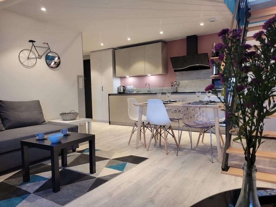 Living room - Kitchen - Dining area