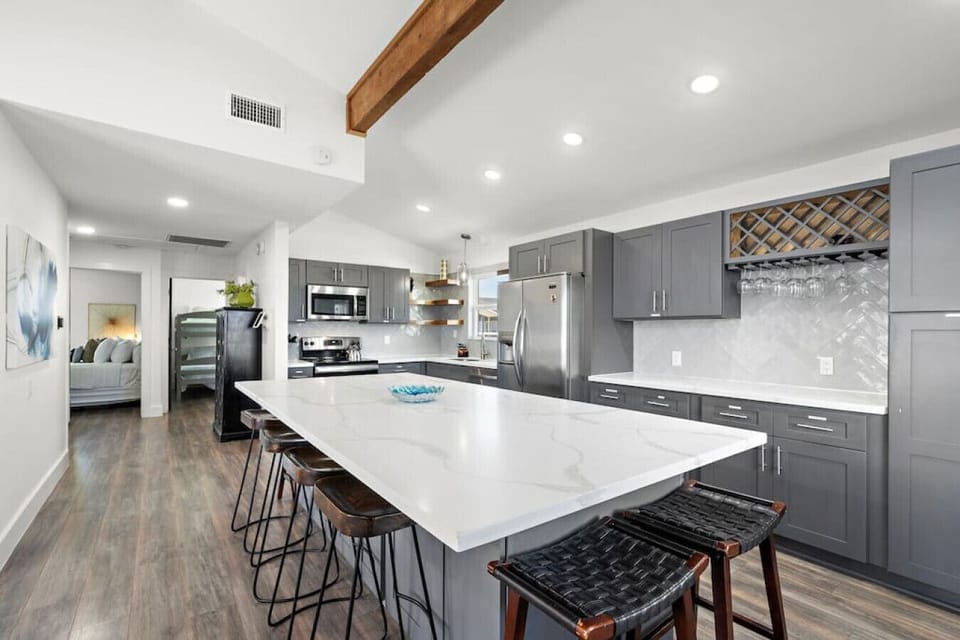 Another angle of the kitchen