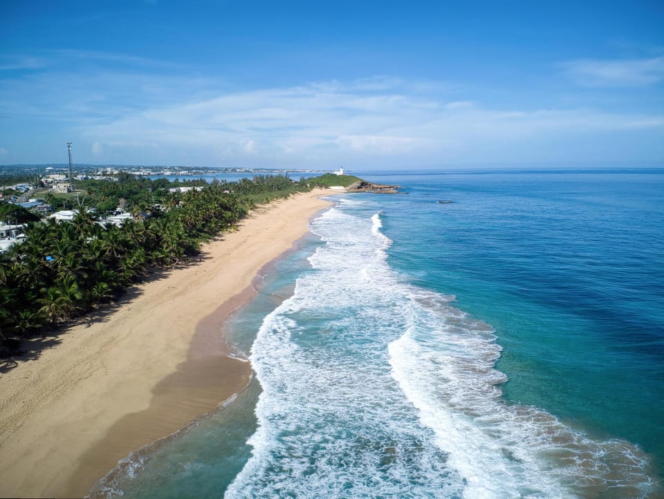 Coast beach near property