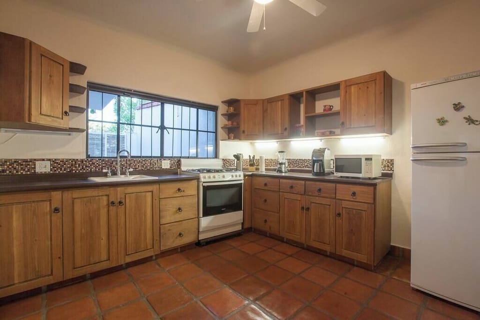 We also provide some cooking basics such as olive oil, vinegar, salt, and pepper.