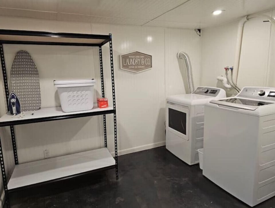 This room is in the basement.
