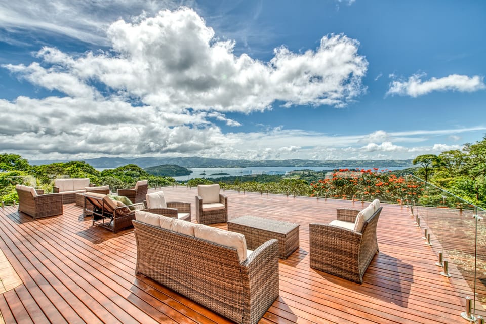 Casa Grande deck offers panoramic scenery from every direction.