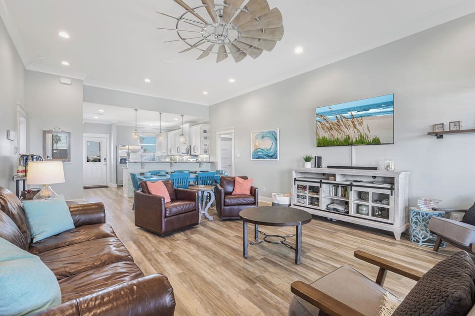 Open floor plan for the entire family