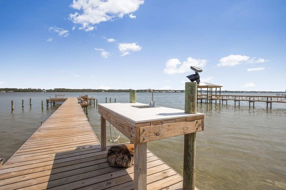 Fish cleaning station