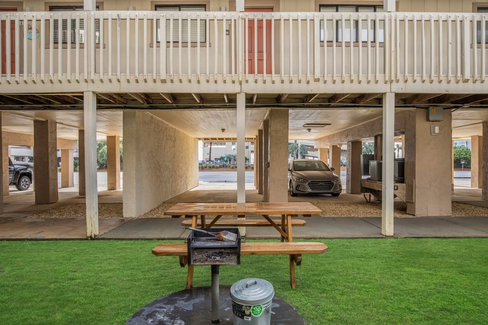 BBQ grilling area