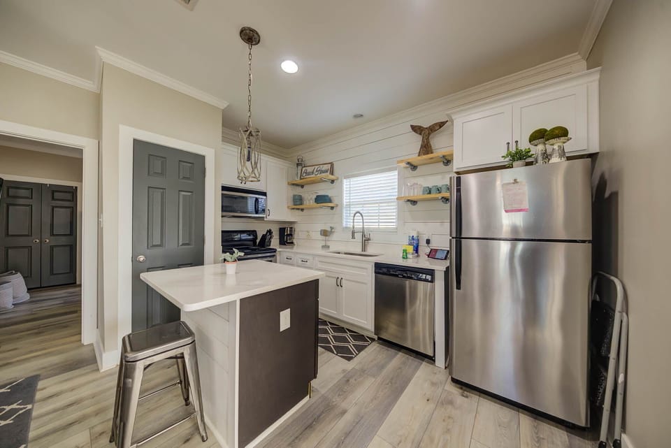 Beautiful kitchen space.