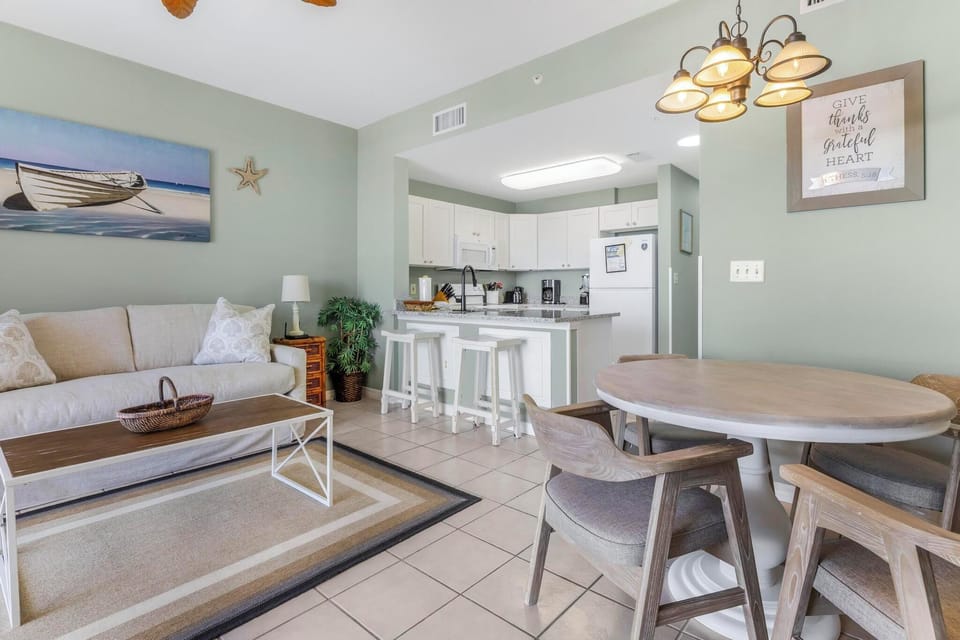 Living and dining space