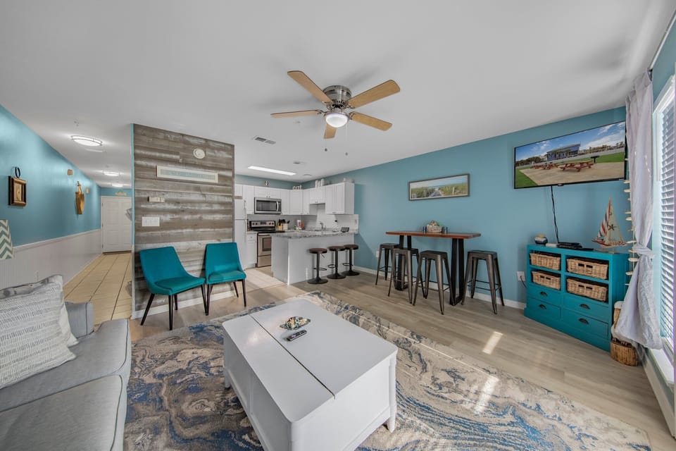 Open concept living space.