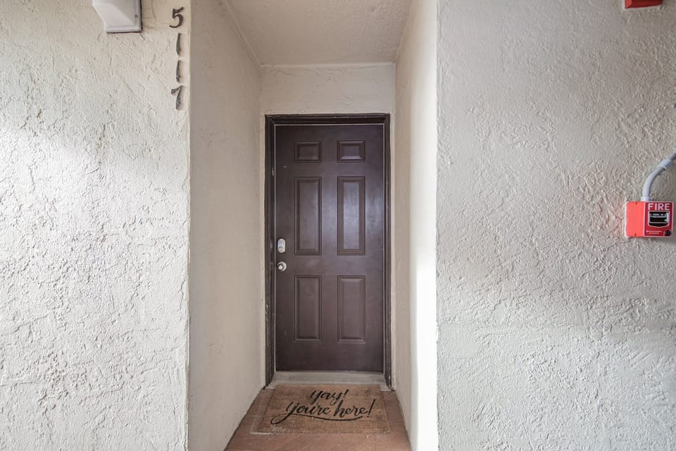 Entrance to the home
