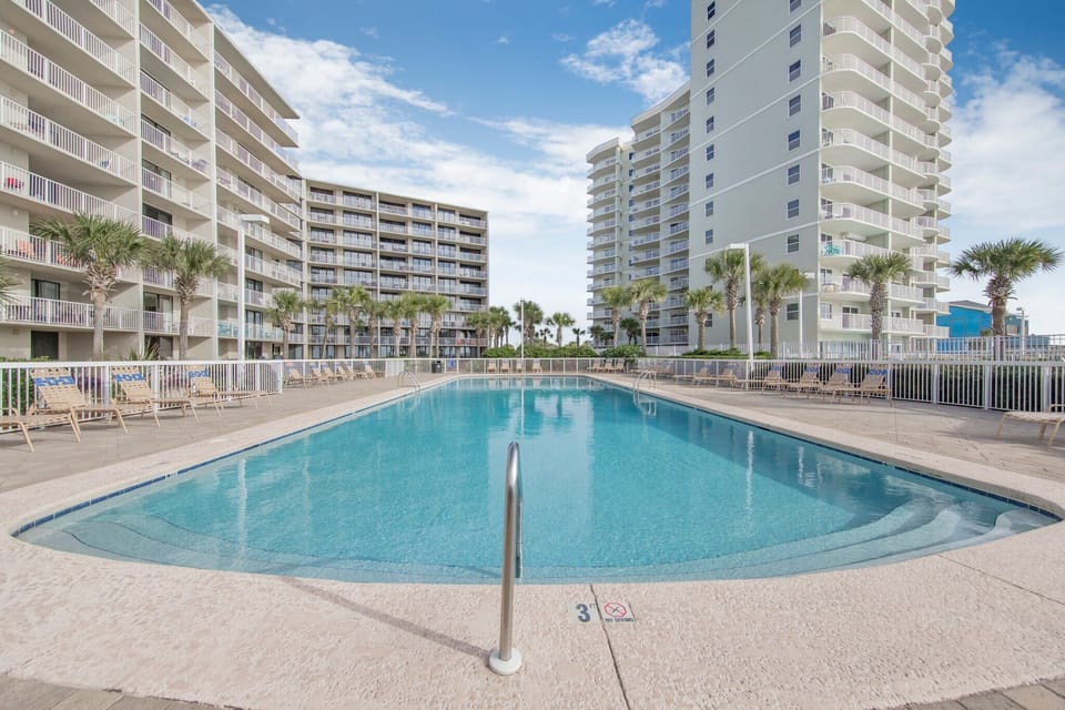 Multiple outdoor pools onsite.