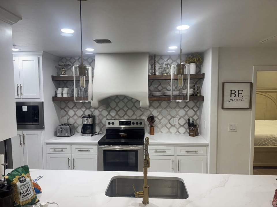 Redesigned kitchen