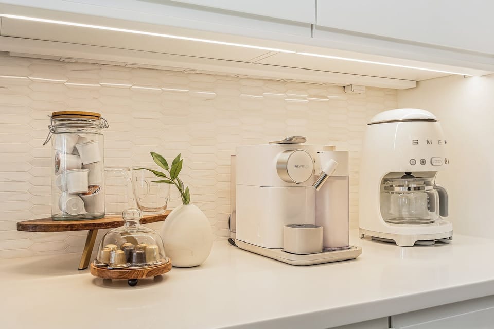 Coffee station - SMEG coffee, Nespresso and K-cup