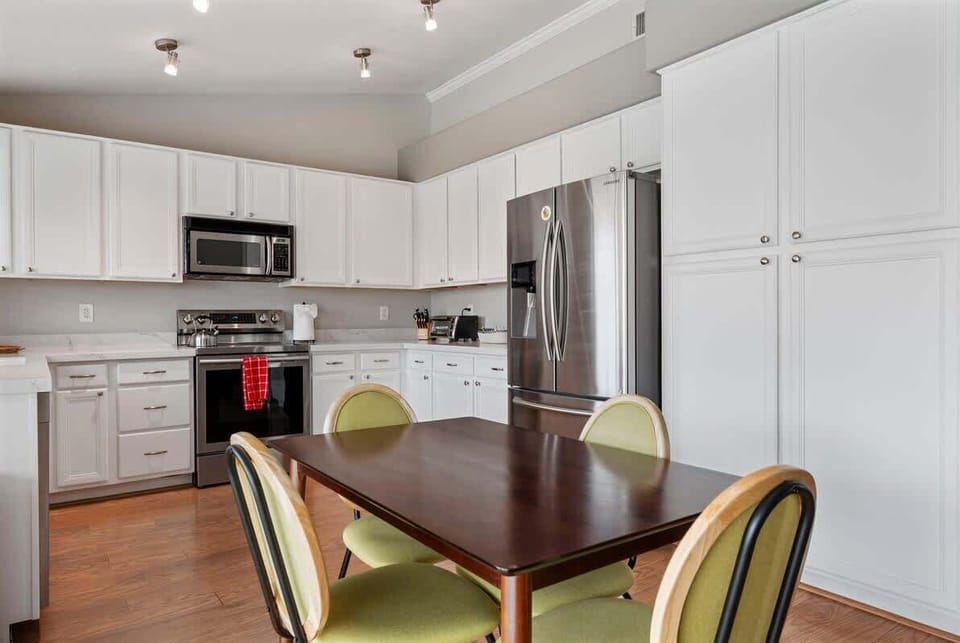 Pristine dining area with a 4-seater dining table