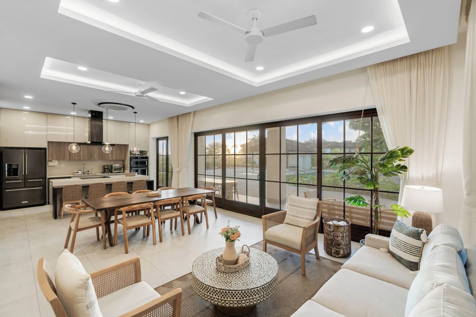 Impeccable  Living room -  Dinning  - Kitchen design 