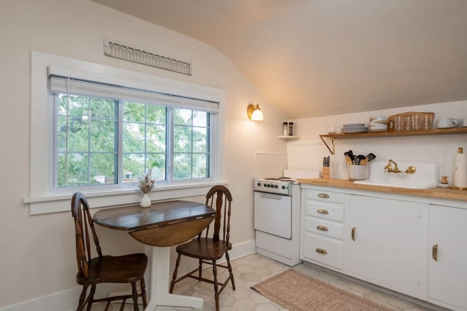 roomy kitchen