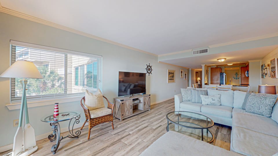 Living Room with HDTV