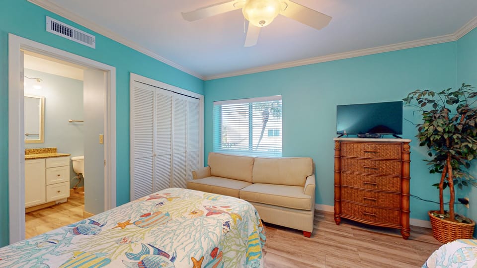 Guest Bedroom with HDTV