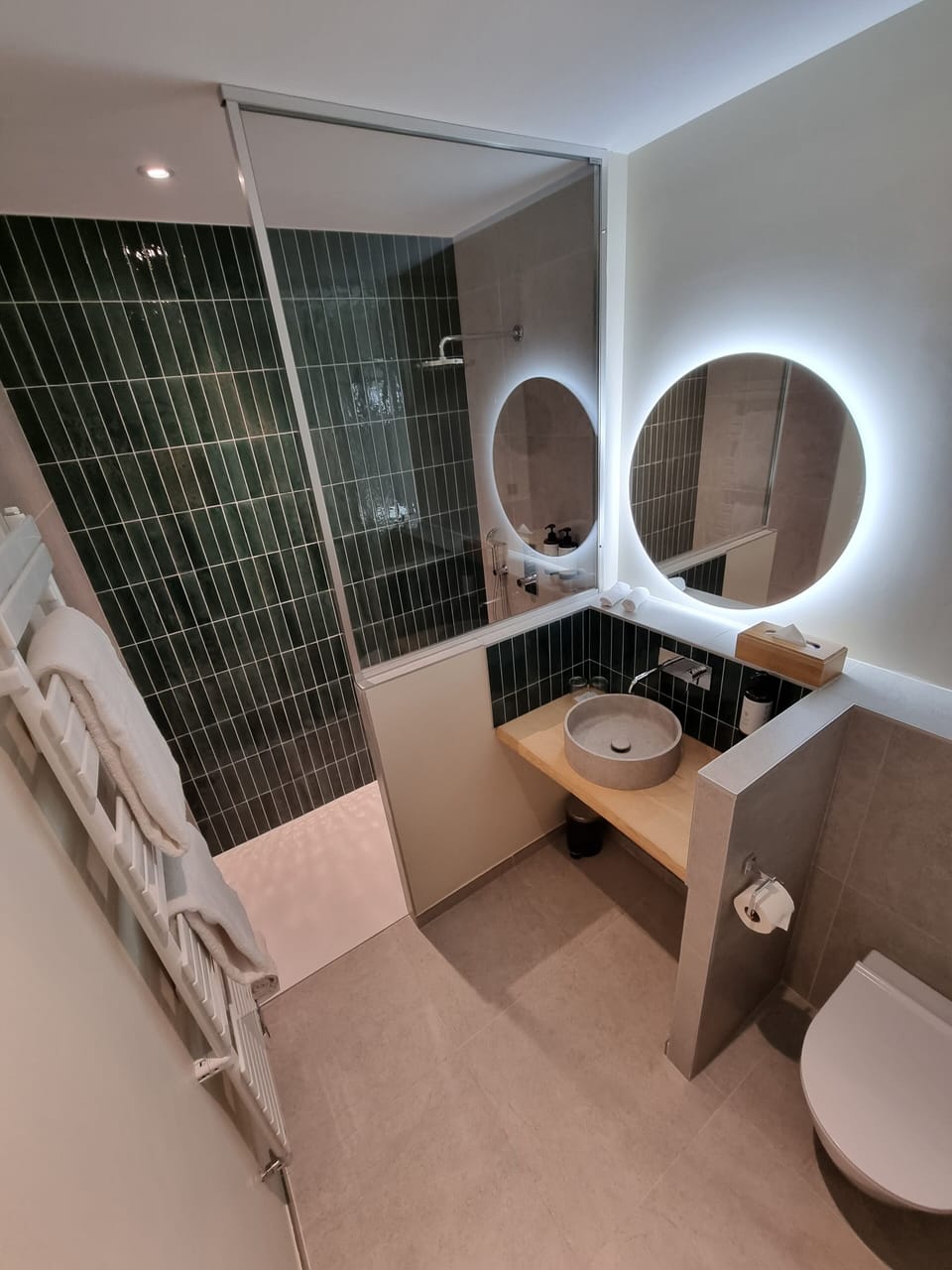 Privilege | Bathroom | Shower, rainfall showerhead, hair dryer, slippers