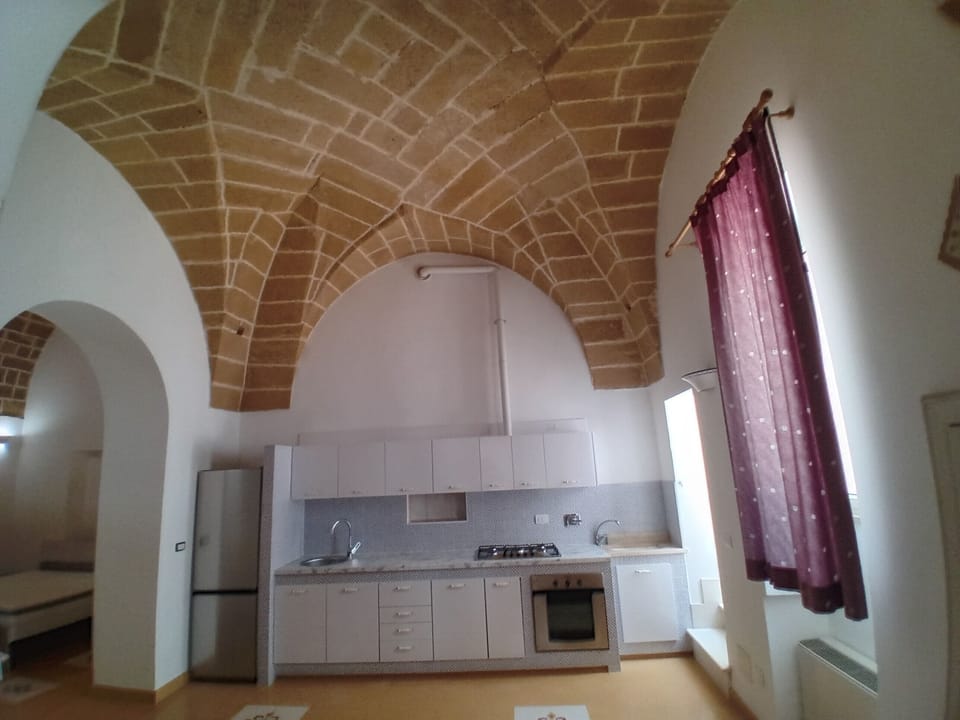 Comfort Apartment | Private kitchen | Full-size fridge, oven, stovetop, cookware/dishes/utensils