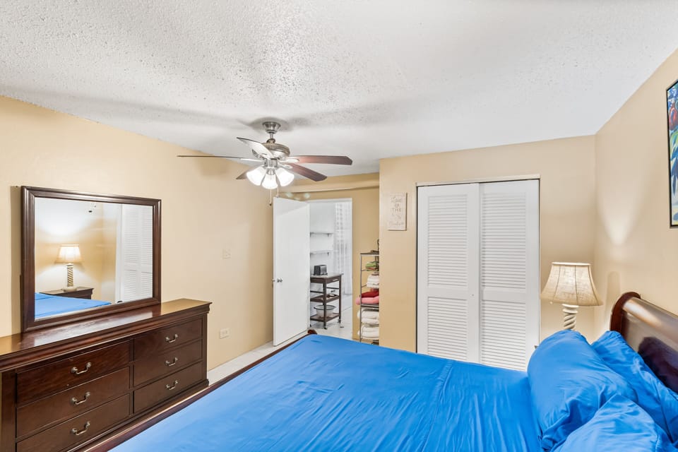 Condo, 1 Bedroom | 1 bedroom, desk, laptop workspace, iron/ironing board