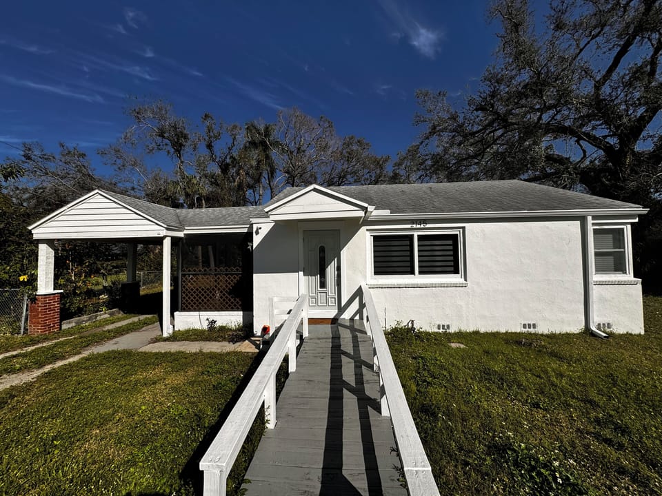 Front outside view